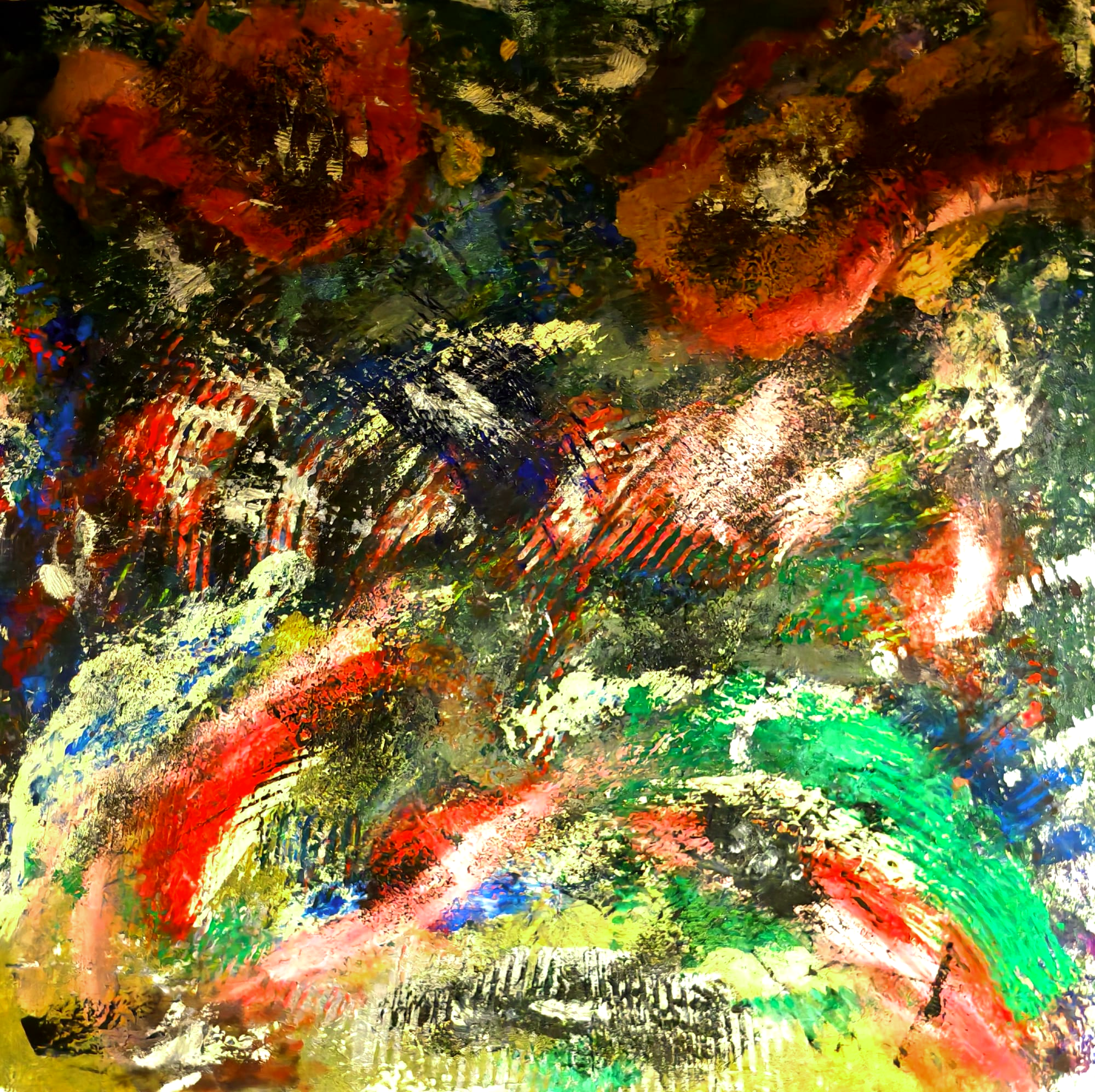 Lost  (120 x 120 cm)        600€