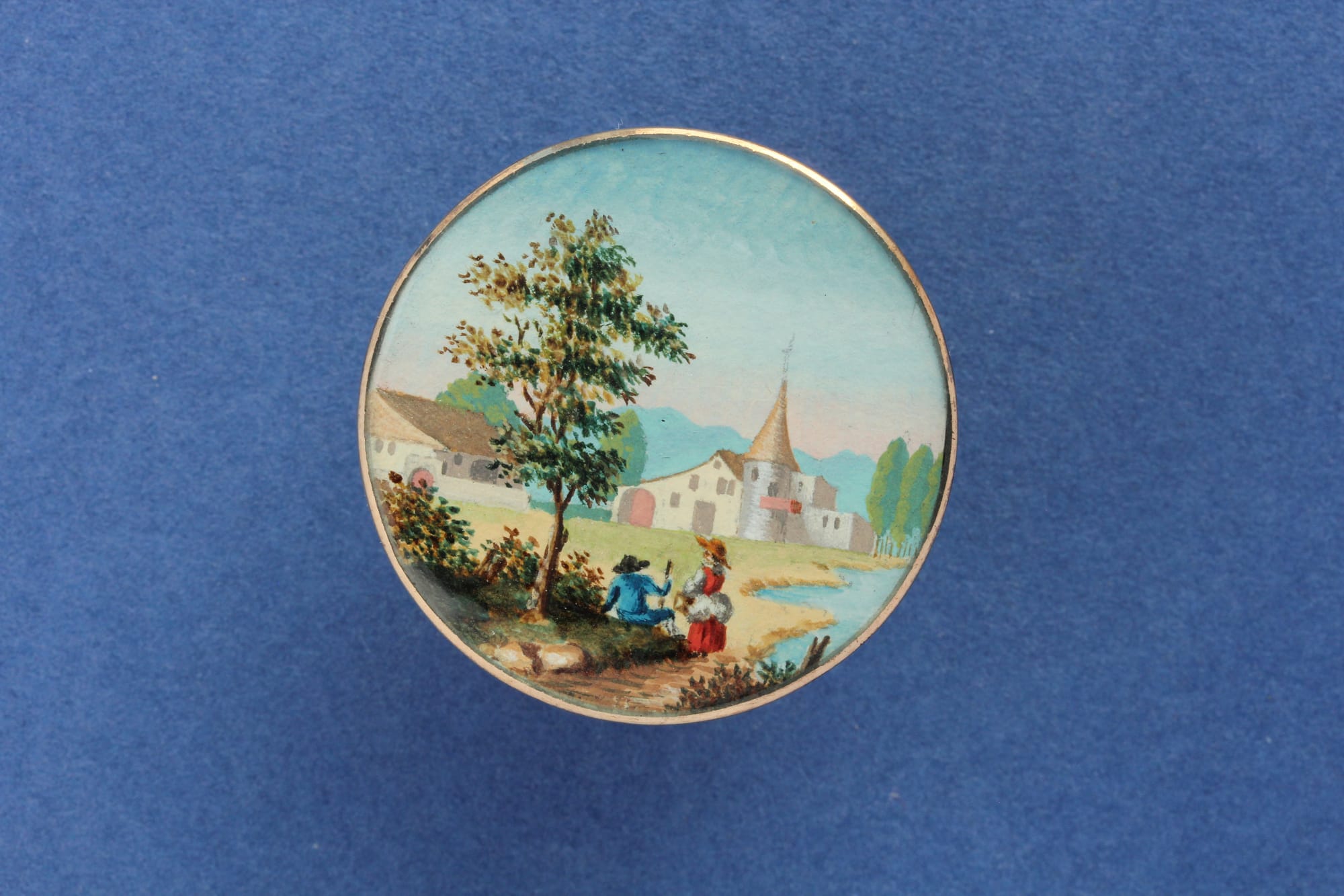 miniature de la fin du XVIIIème siècle