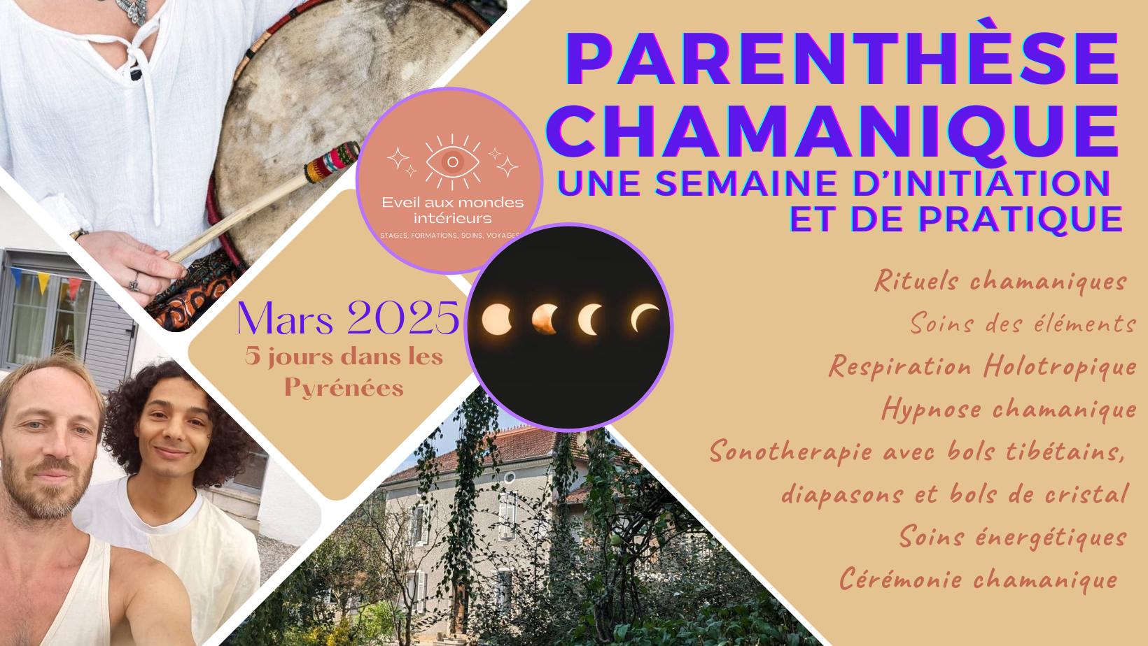 LA PARENTHÈSE CHAMANIQUE  - Séjours d'initiation, de soins et de (re)connexion