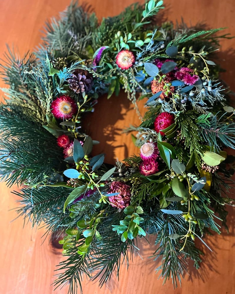 Belle Fiore Winery Holiday Wreath Making Workshop