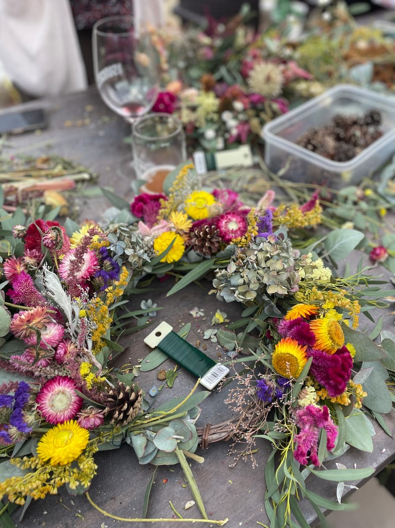Dried Floral Wreath Making Class