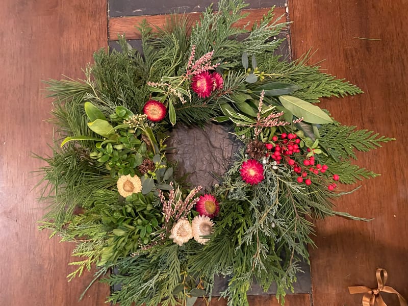 Holiday Wreath Making Workshop Trium