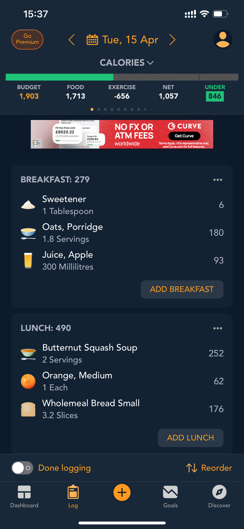 Calorie Counting