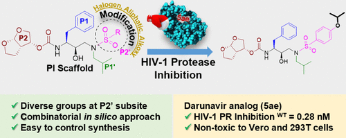 Design, Synthesis, and Biological Evaluation of Darunavir Analogs as HIV-1 Protease Inhibitors