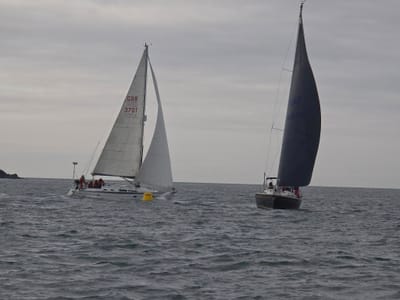 Sailing club deploys race markers