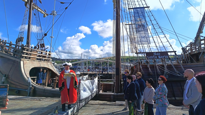 Farewell to the Nao Santa Maria