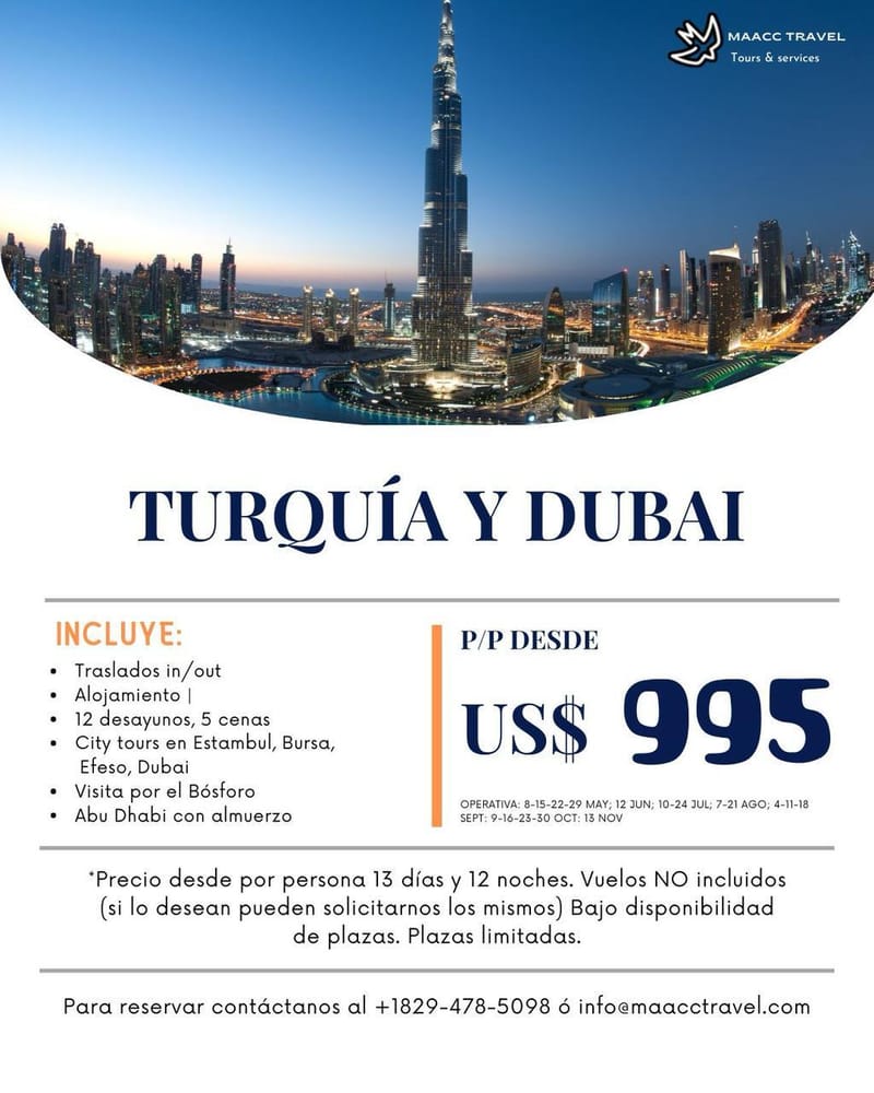 TURQUIA Y DUBAI