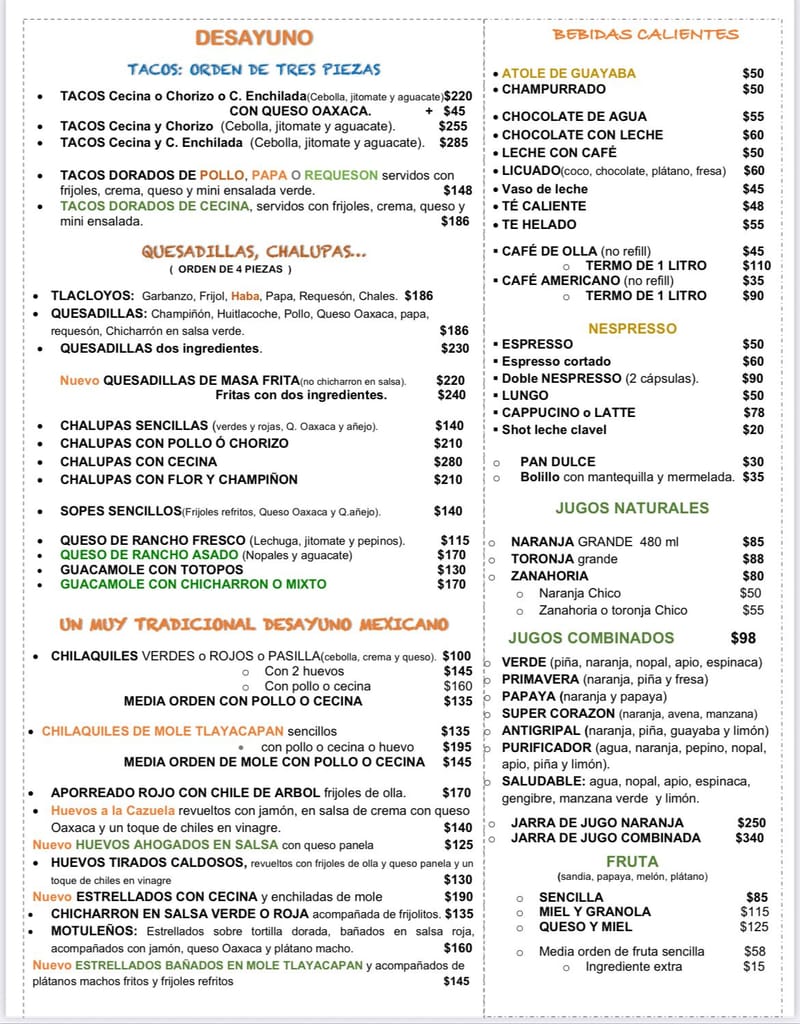 Clásicos del desyuno