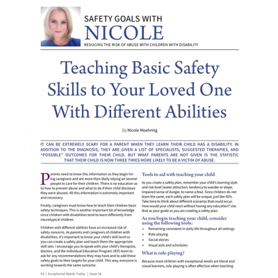 Safety Goals with Nicole