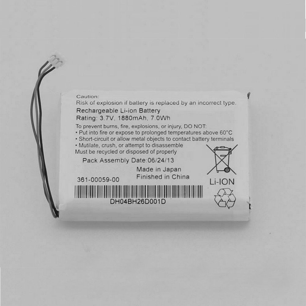 1880mAh Garmin 361-00059-00 Baterías para Dispositivos GPS para Garmin Zumo 350LM Zumo 340LM