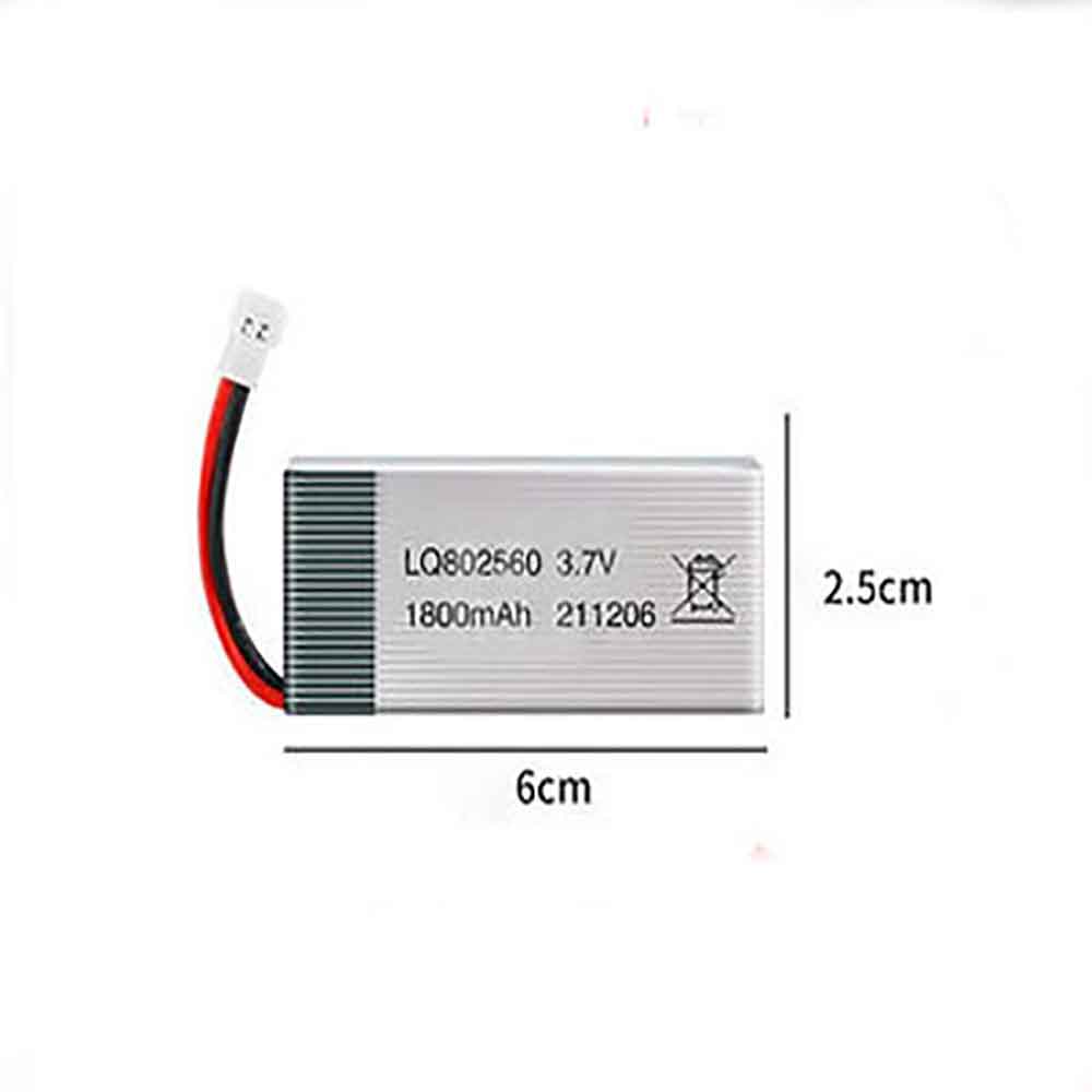 1800mAh Boutique LQ802560 Batería para Drones para Boutique Quadcopter Aircraft Drone
