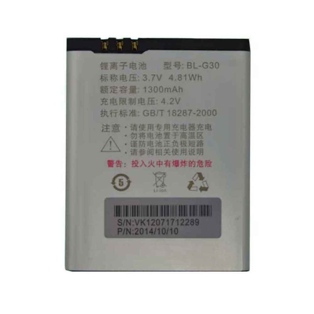 1300mAh Doov BL-G30 Batería para Celular para Doov iEva D7