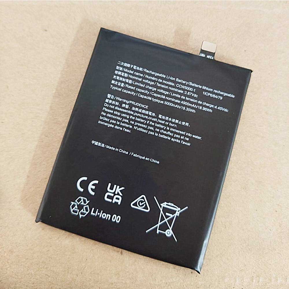 4900mAh Cat CCW5000-1 Batería para Celular para Caterpillar Cat S75