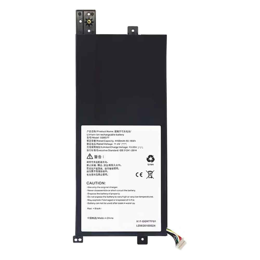 4400mAh Mechrevo SSBS77 Batería para Laptop para Mechrevo S3-01 S3-02 S3 Pro S5R S5R-5BB