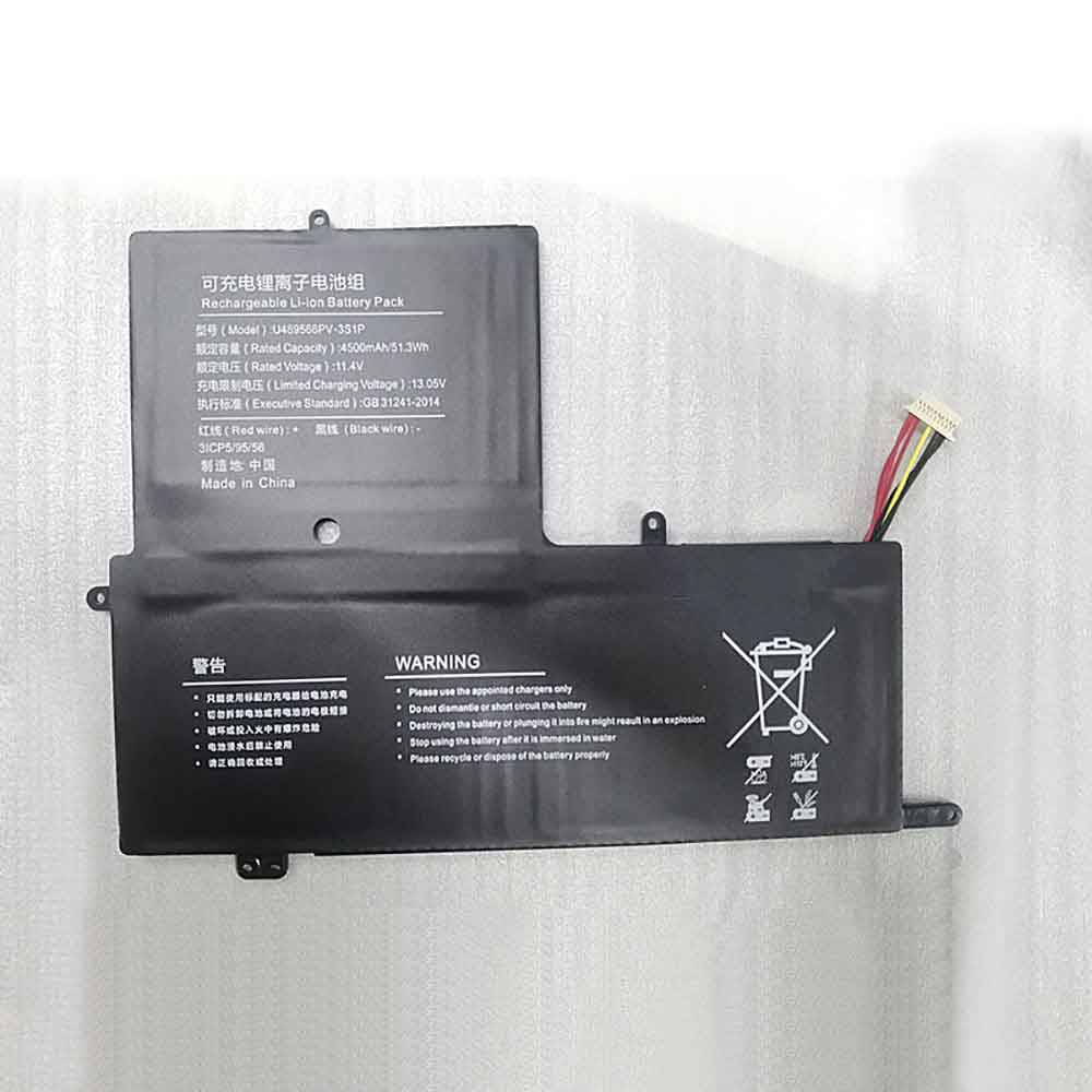 4500mAh Jumper U489566PV-3S1P Batería para Laptop para Jumper JNB11 SU37-X516512