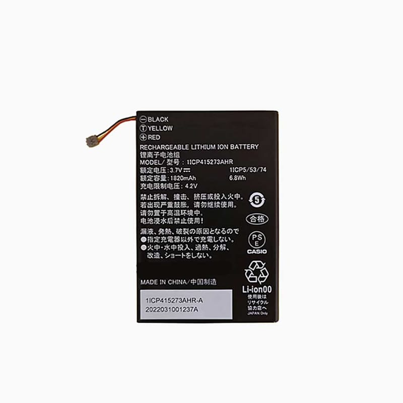 1820mAh Casio 1ICP415273AHR Batería Compatible para Casio E-W100