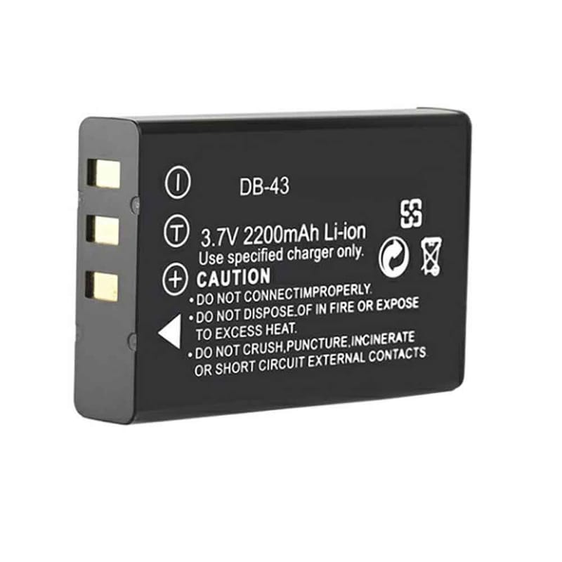 2200mAh Ricoh DB-43 Batería para Cámara Digital para Ricoh Caplio RR30 RR10 R330 300G GX8 GX RX