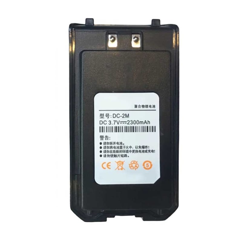 2300mAh Tdxone DC-2M Batería para Walkie Talkie para Tdxone TDX TD-2M