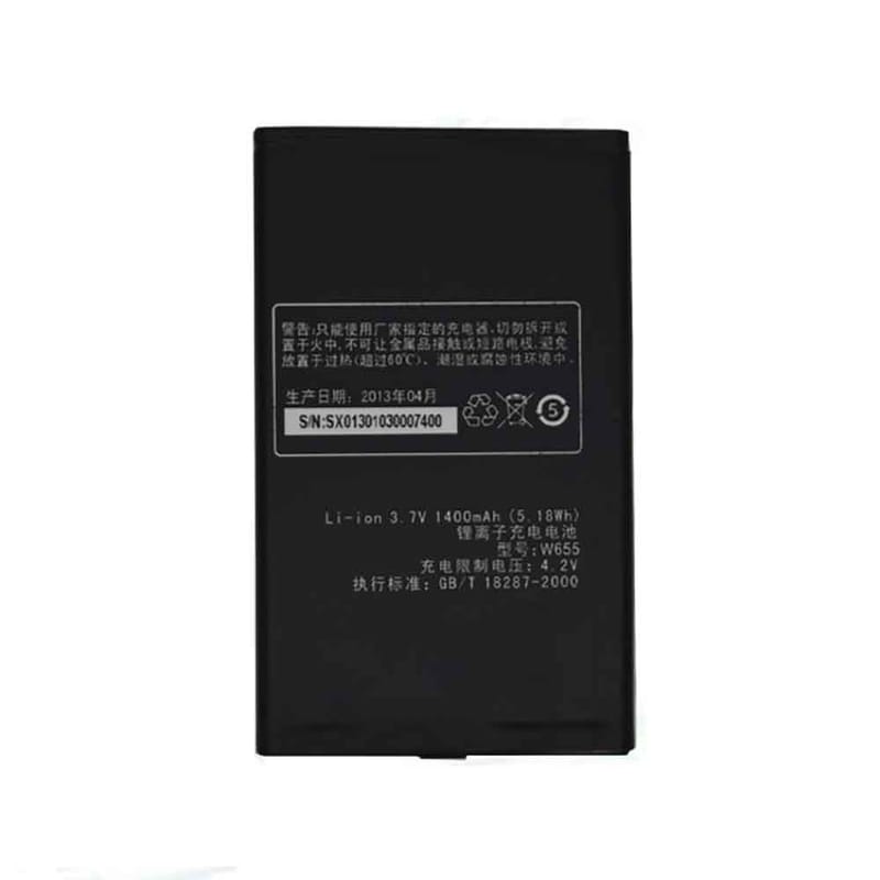 1400mAh K-Touch W655 Batería para Celular para K-Touch W655