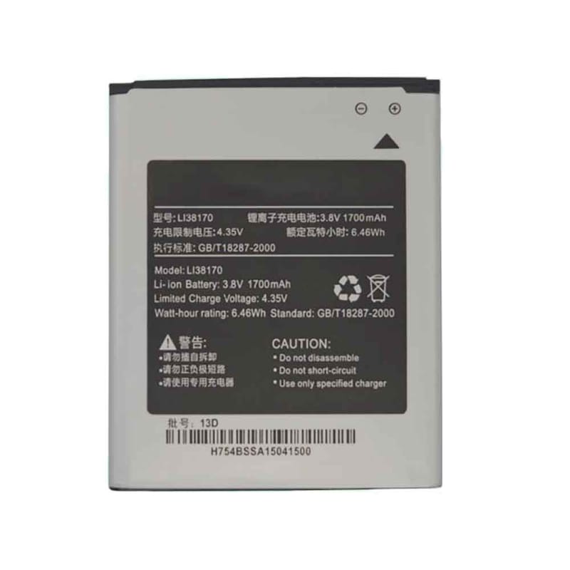 1700mAh Hisense Li38170 Batería para Celular para Hisense E956Q U958 HS-EG958 T958