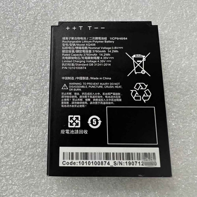 3760mAh Veken XQ406 Batería Compatible para Veken XQ406