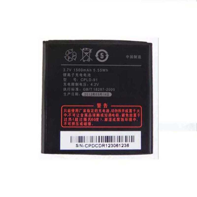 1500mAh Coolpad CPLD-91 Batería para Celular para Coolpad 8070 8028