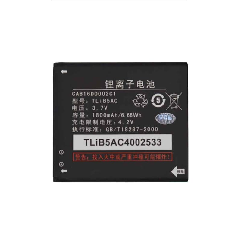 1800mAh TCL TLiB5AC Batería para Celular para TCL S900