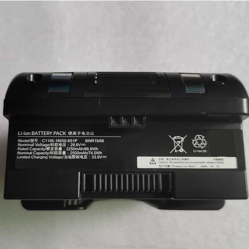 2500mAh Roidmi C1186-18650-8S1P Batería para Aspirdor para Roidmi X200 X300
