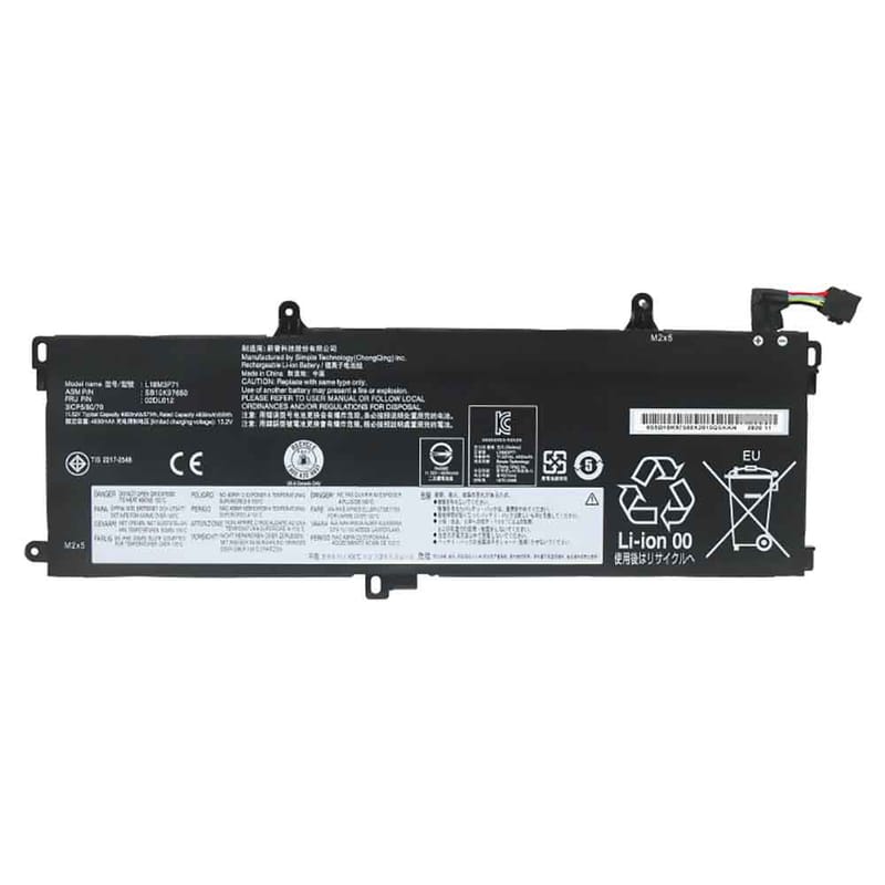 4830mAh Lenovo L18M3P71 Batería para Laptop para Lenovo ThinkPad T590 T15 P53S P15S 1st