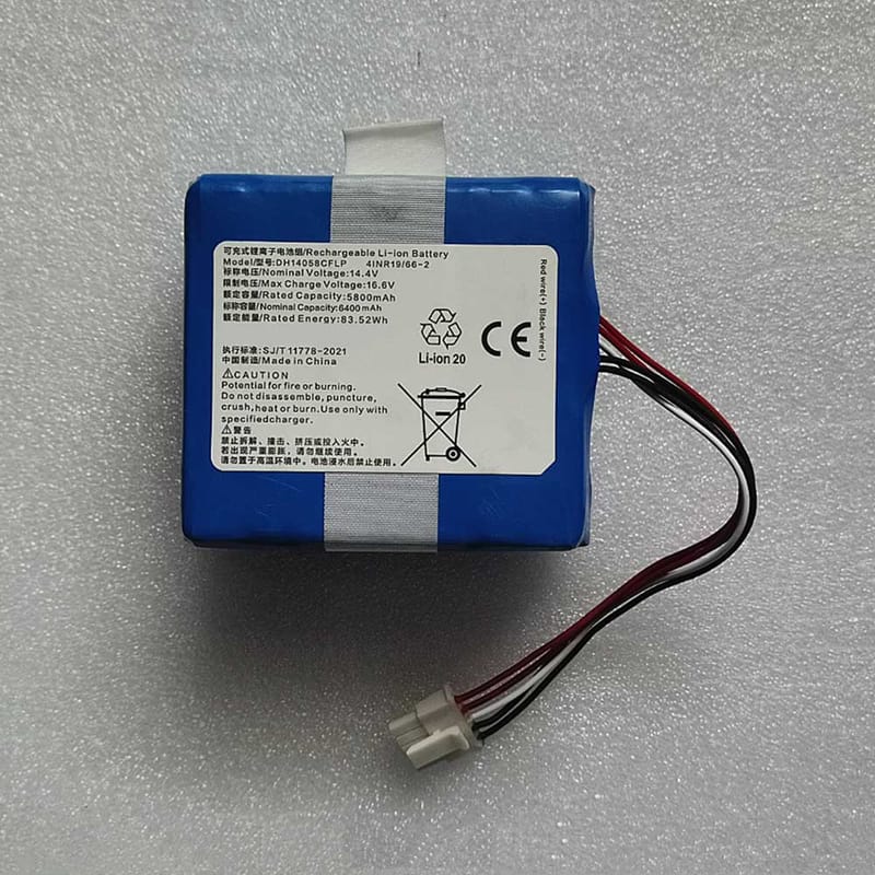 5800mAh Ecovacs DH14058CFLP Batería para Aspirdor Robot para Ecovacs BP4S2PPM5D