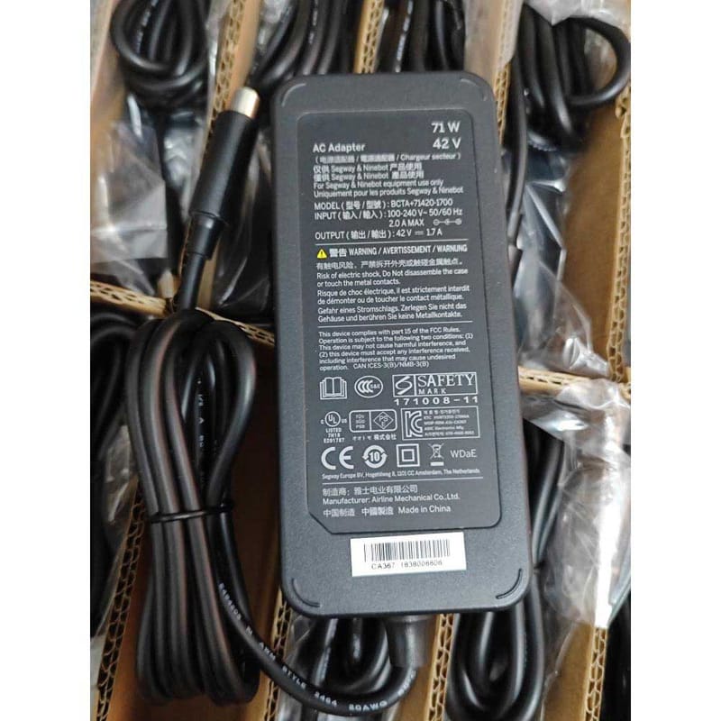 71W Segway Ninebot BCTA714201700 Cargadores para Accesorios para Segway Ninebot F20