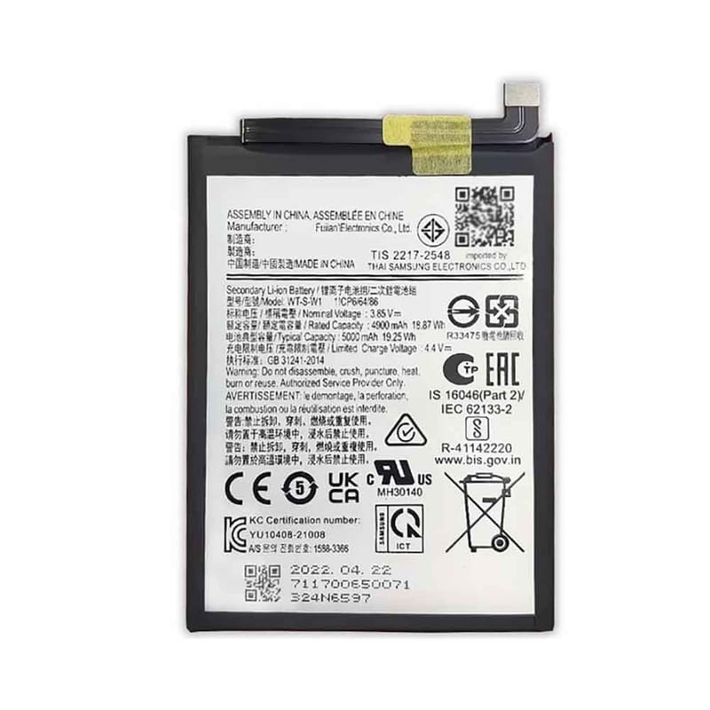 5000mAh Samsung WT-S-W1 Batería para Celular para Samsung Galaxy A22 A226