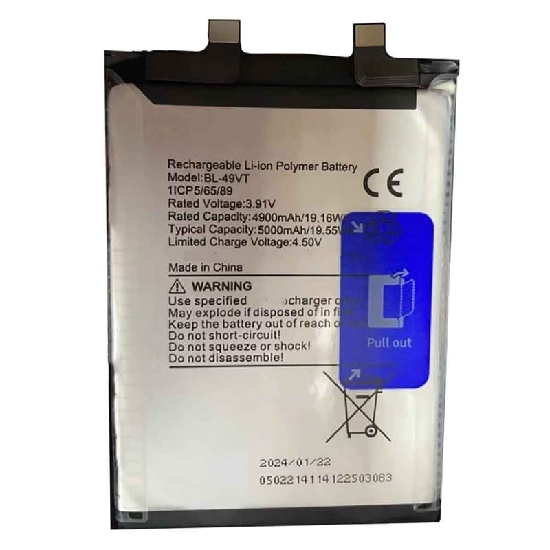 5000mAh Tecno BL-49VT Batería para Celular para Tecno BL-49VT