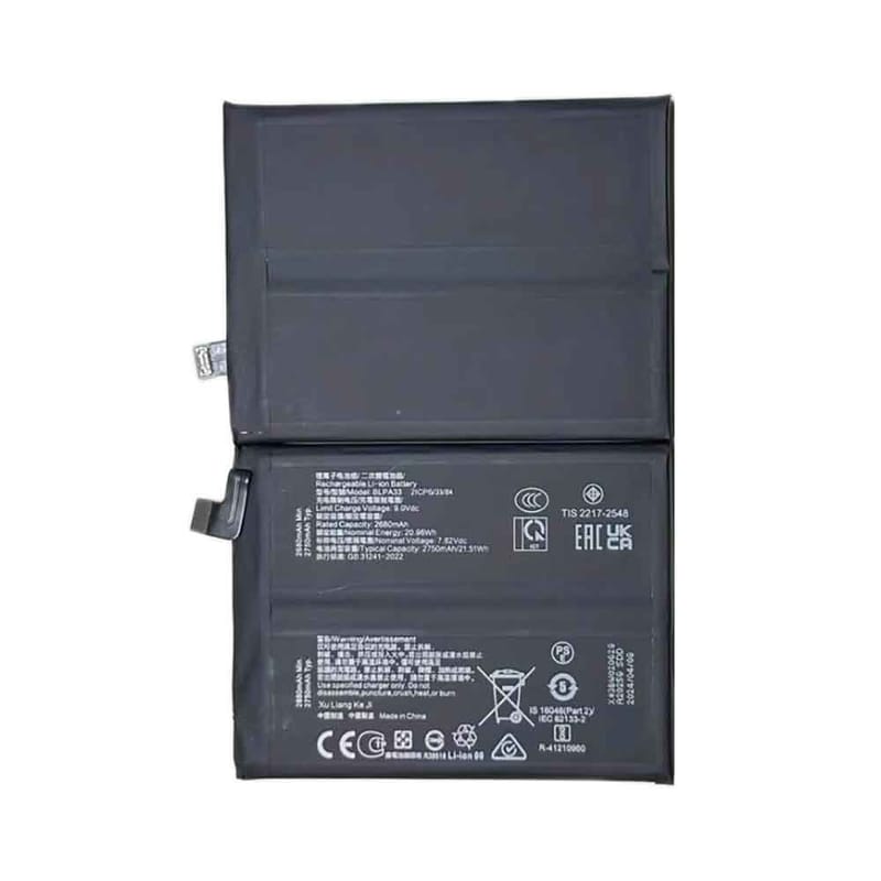 2750mAh OnePlus BLPA33 Batería para Celular para OnePlus Ace 3