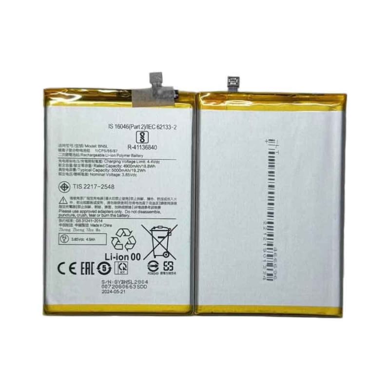 5000mAh Xiaomi BN5L Batería para Celular para Xiaomi Redmi 12C