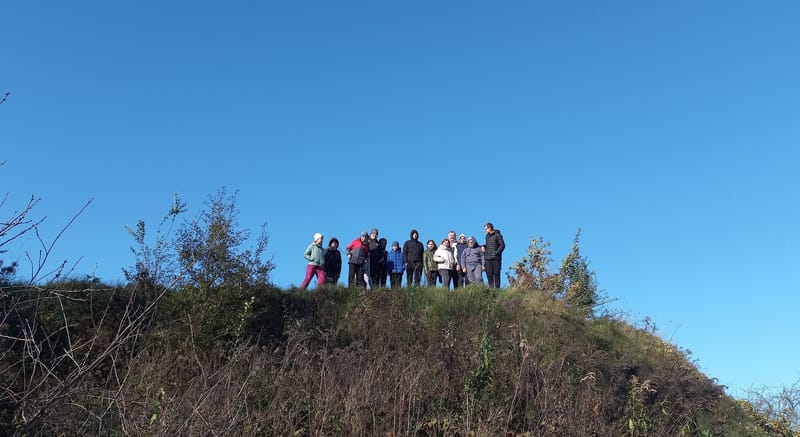 Практичне заняття з історії та  краєзнавства відвідали древні городища «Замчисько», «Вали» та «Деберки» на околиці Судової Вишні