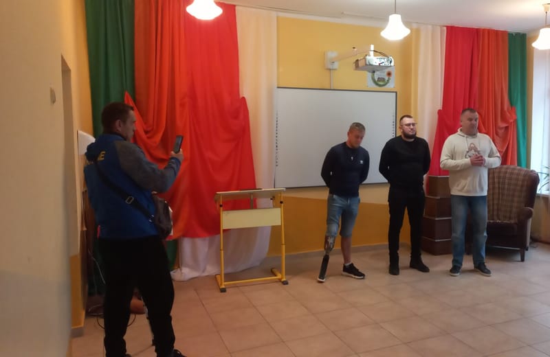 Зустріч з воїнами Збройних сил України