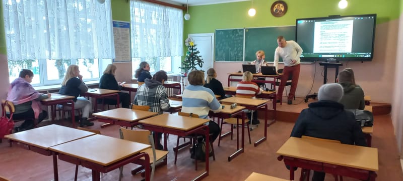 На початку нового 2025 року в  Берегівській гімназії  відбулася чергова  педрада