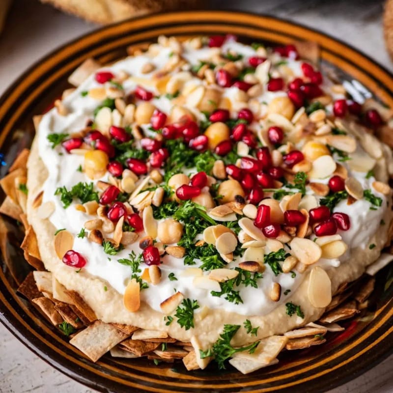 Fattit Hummus (Tisikeah)