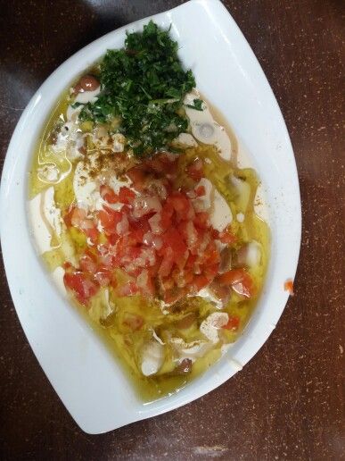 Fava Beans with Hummus & Yogurt