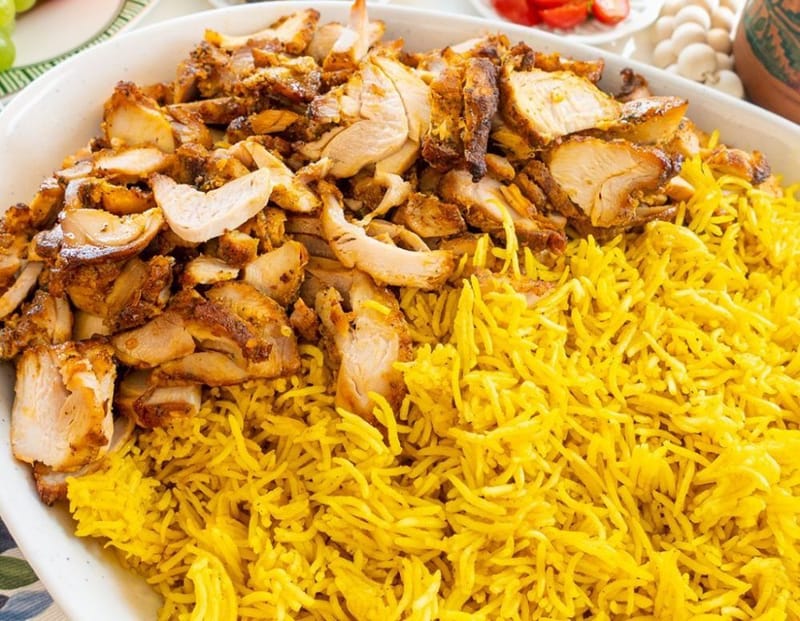 Chicken Shawarma Over Rice