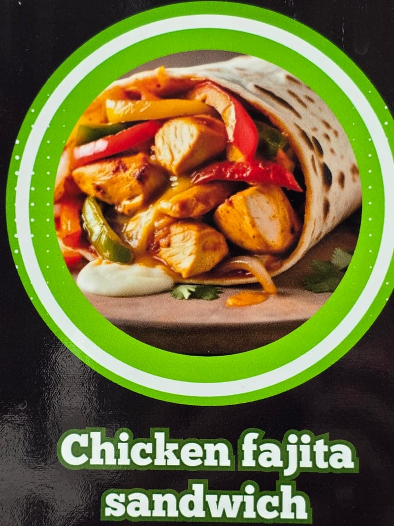 Chicken fajita sandwish