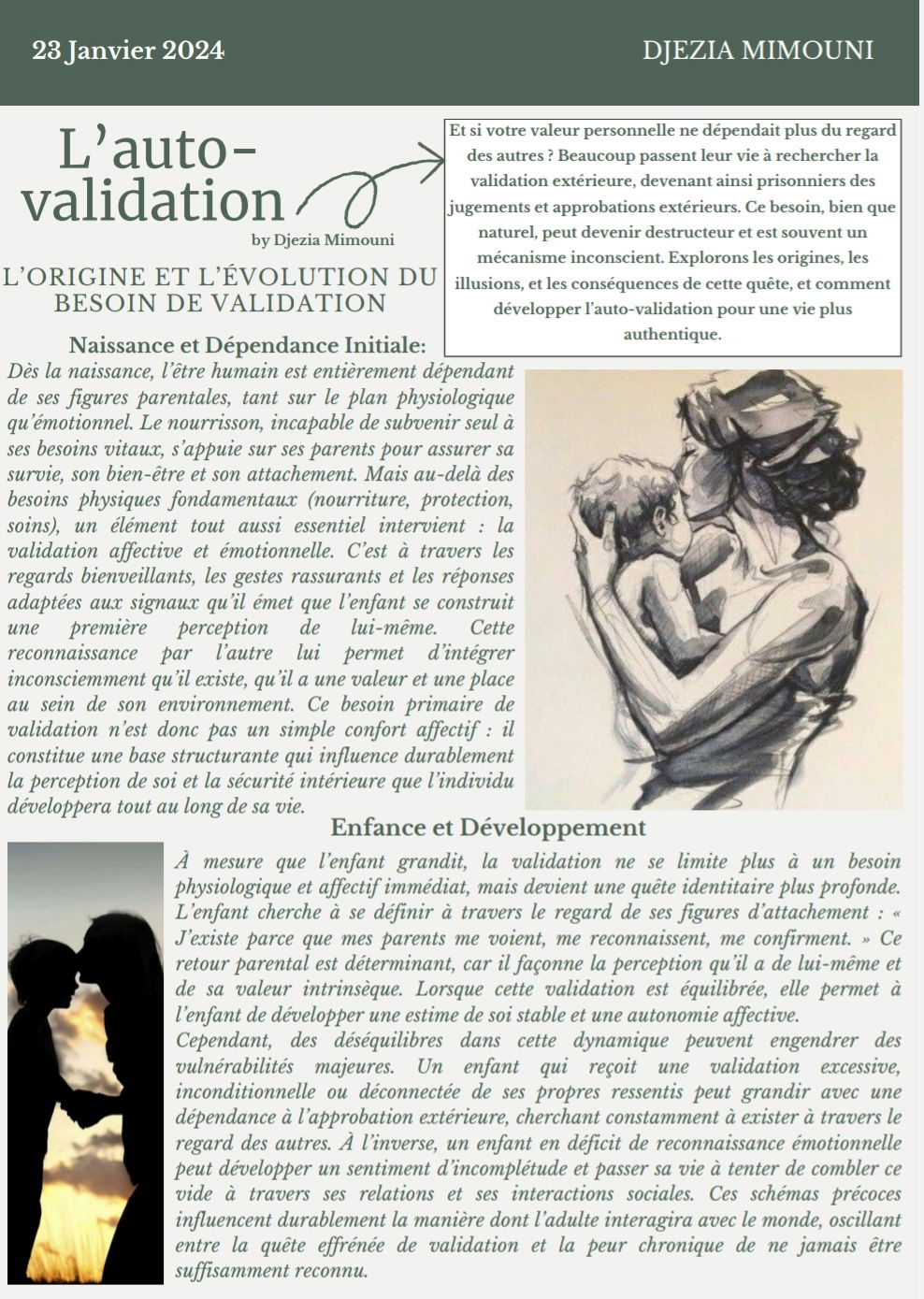 L’auto-validation