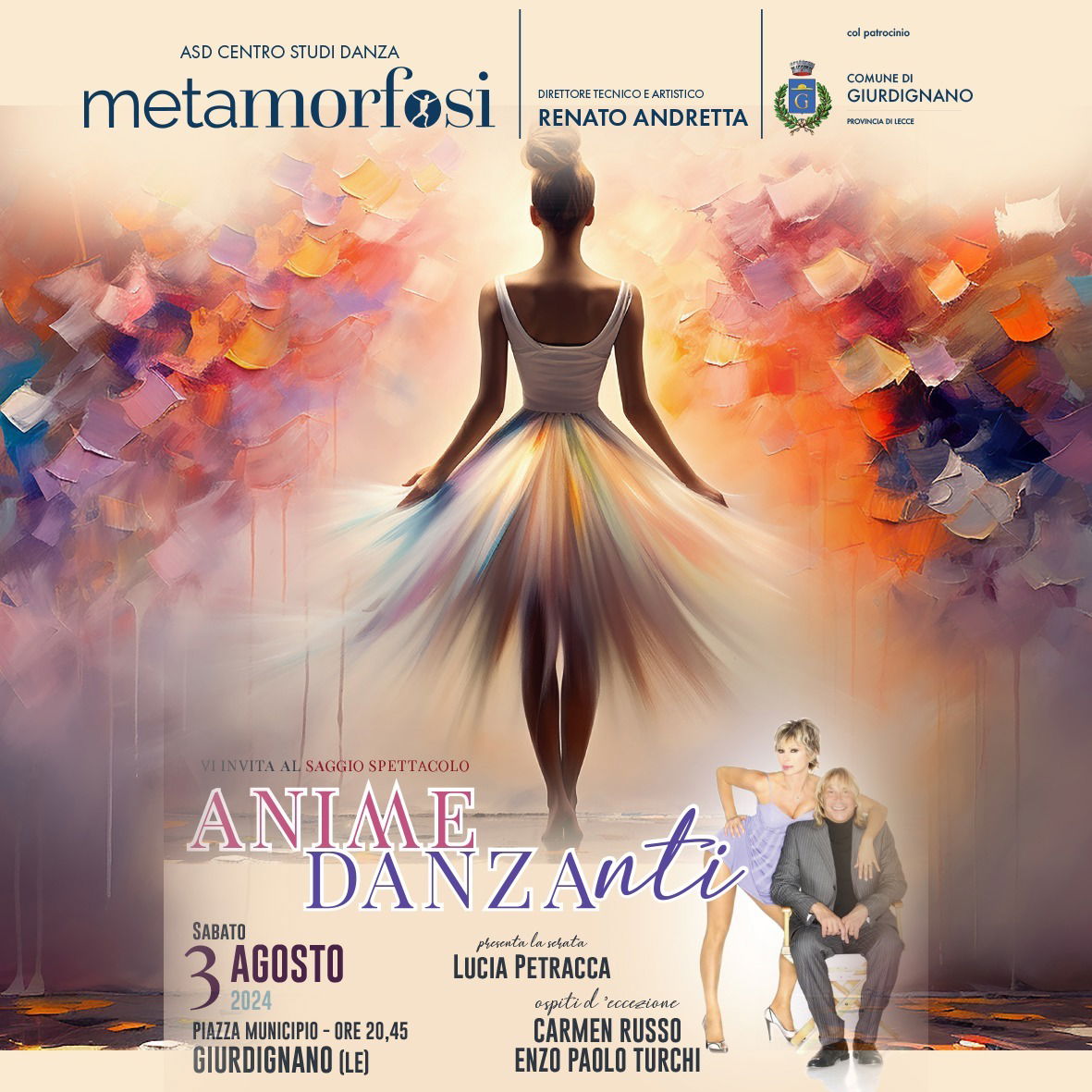 Centro Studi Danza Metamorfosi Presenta la Nona Edizione del Saggio Spettacolo "Anime Danzanti"