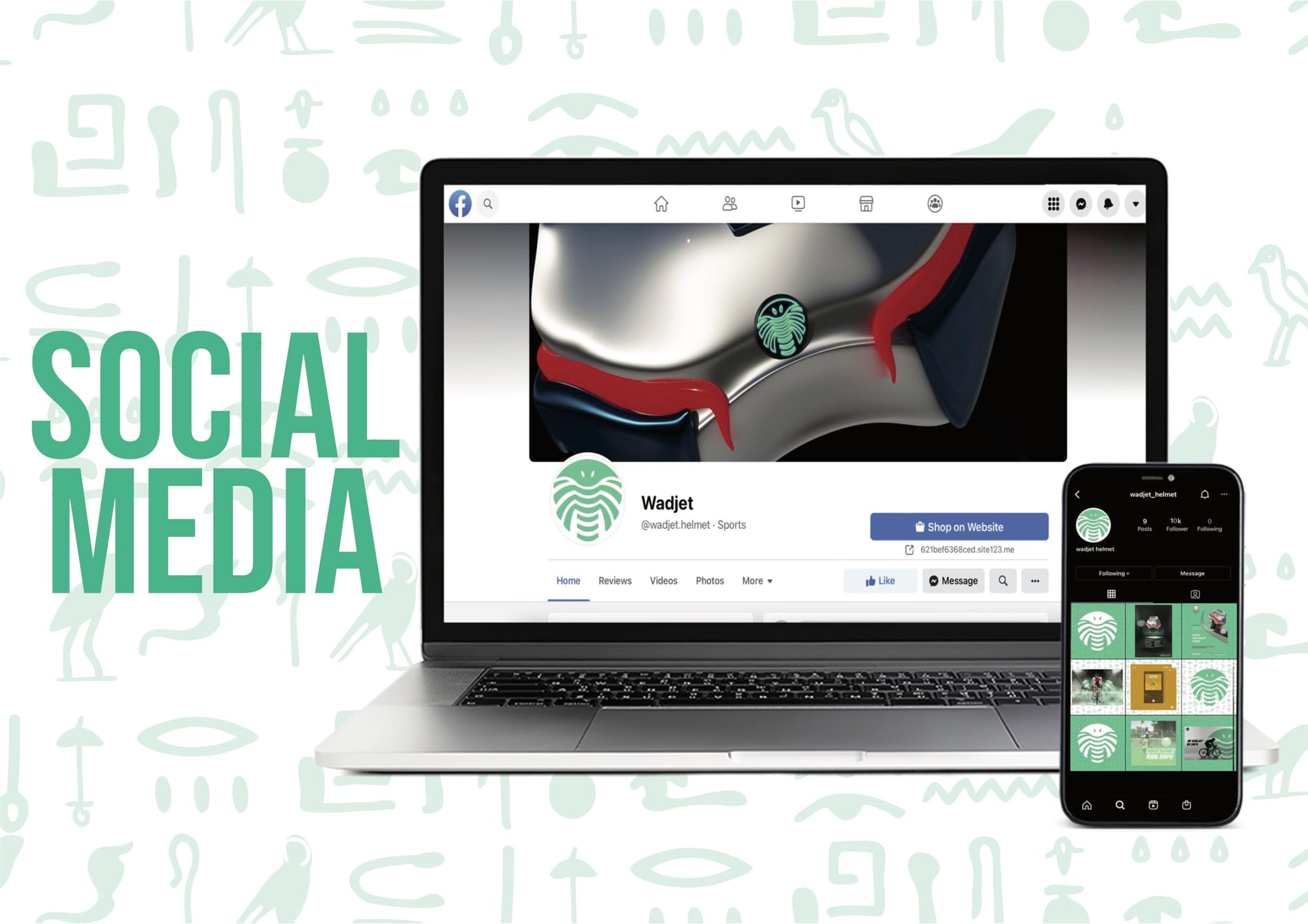 Wadjet Social Media and Printings