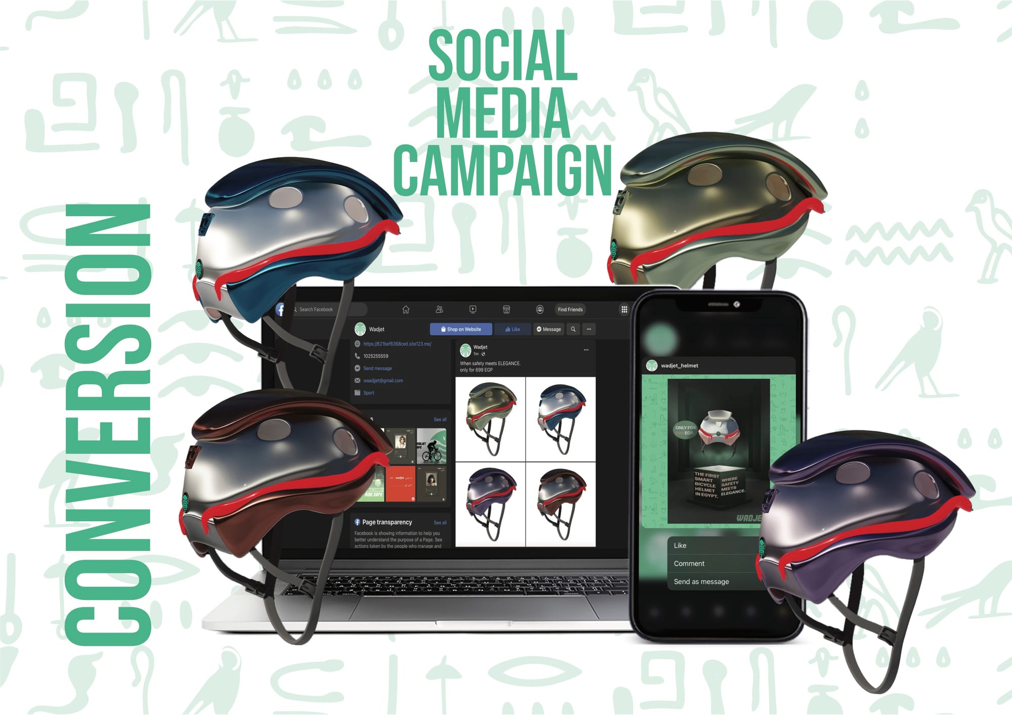 Wadjet Social Media and Printings
