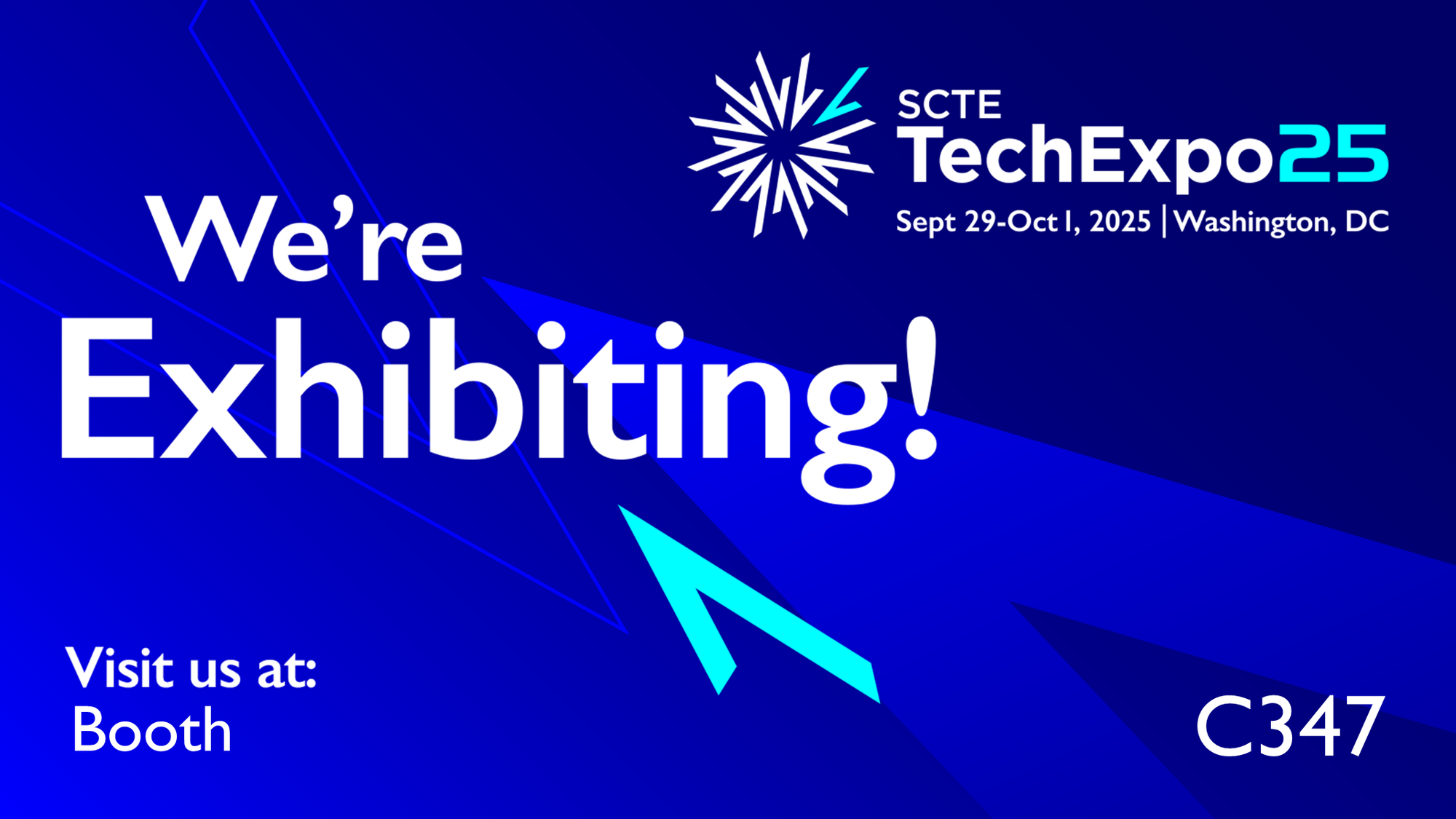 SCTE TechExpo 25, September 29-October 1, 2025