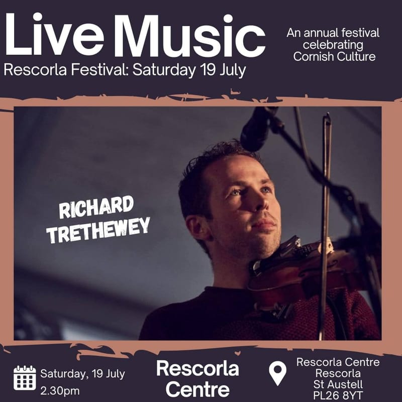 Rescorla Festival with Richard Trethewy.
