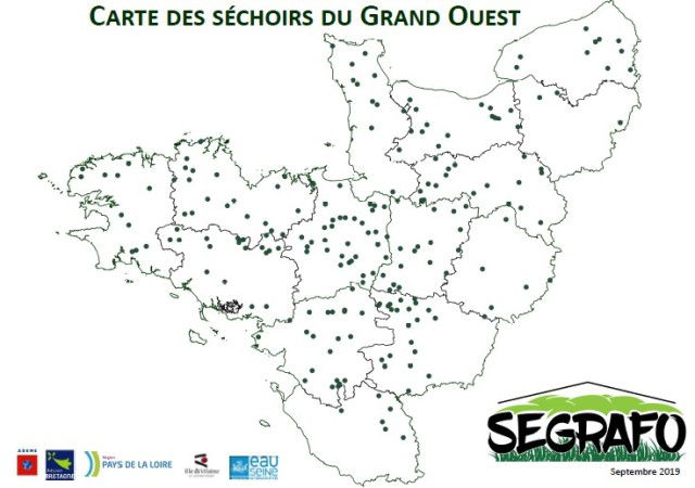 Plus de 290 séchoirs dans le Grand Ouest