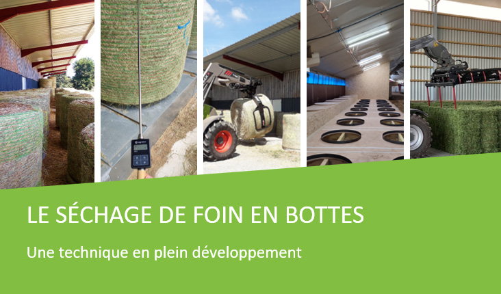 Le séchage de foin en bottes